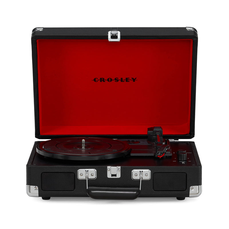 Crosley Cruiser Deluxe - Black - 2 Way Bluetooth!