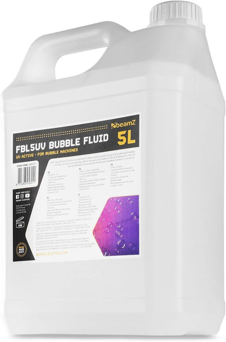 BeamZ Seifenblasenflussigkeit UV - 5L