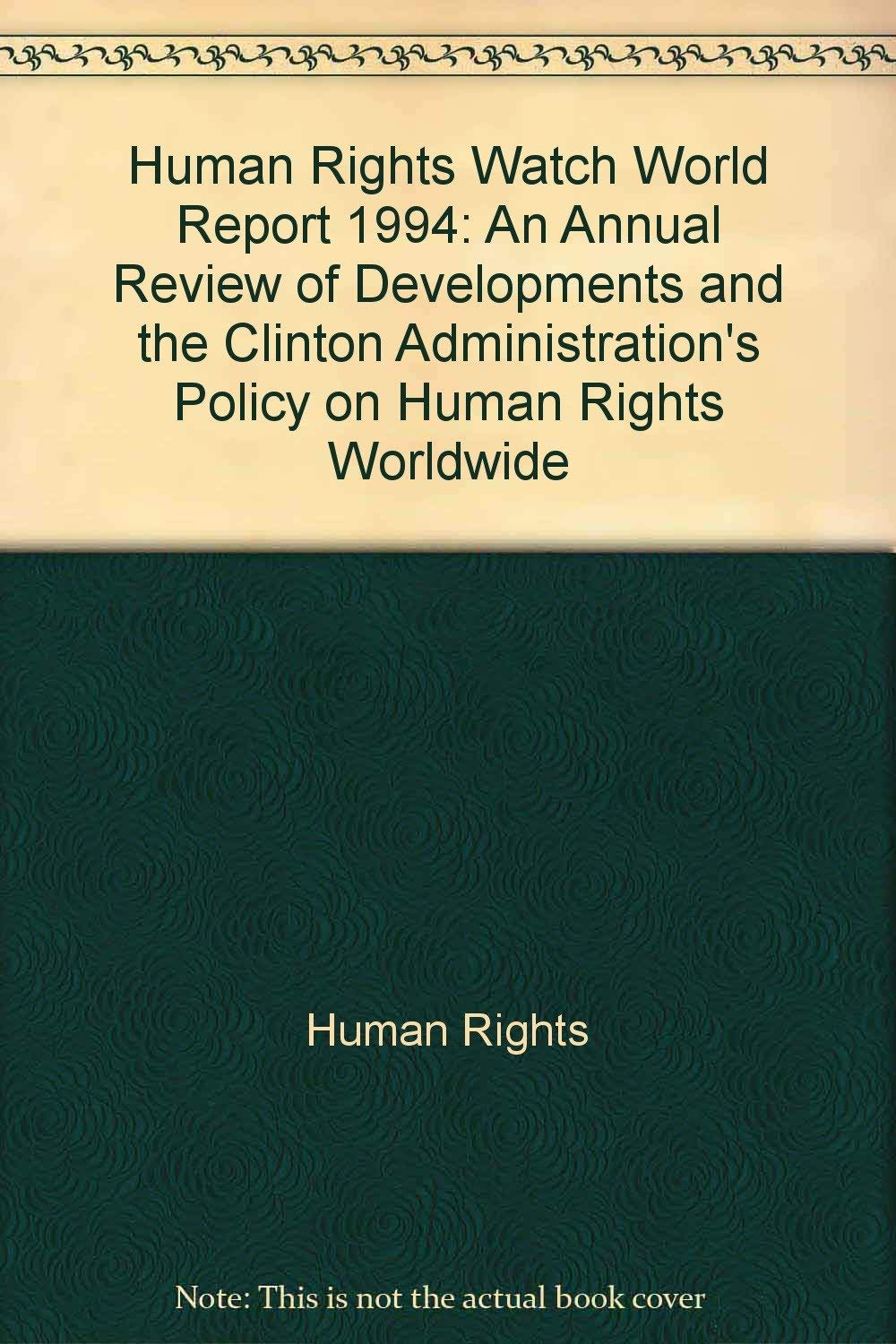 Human Rights Watch World Report