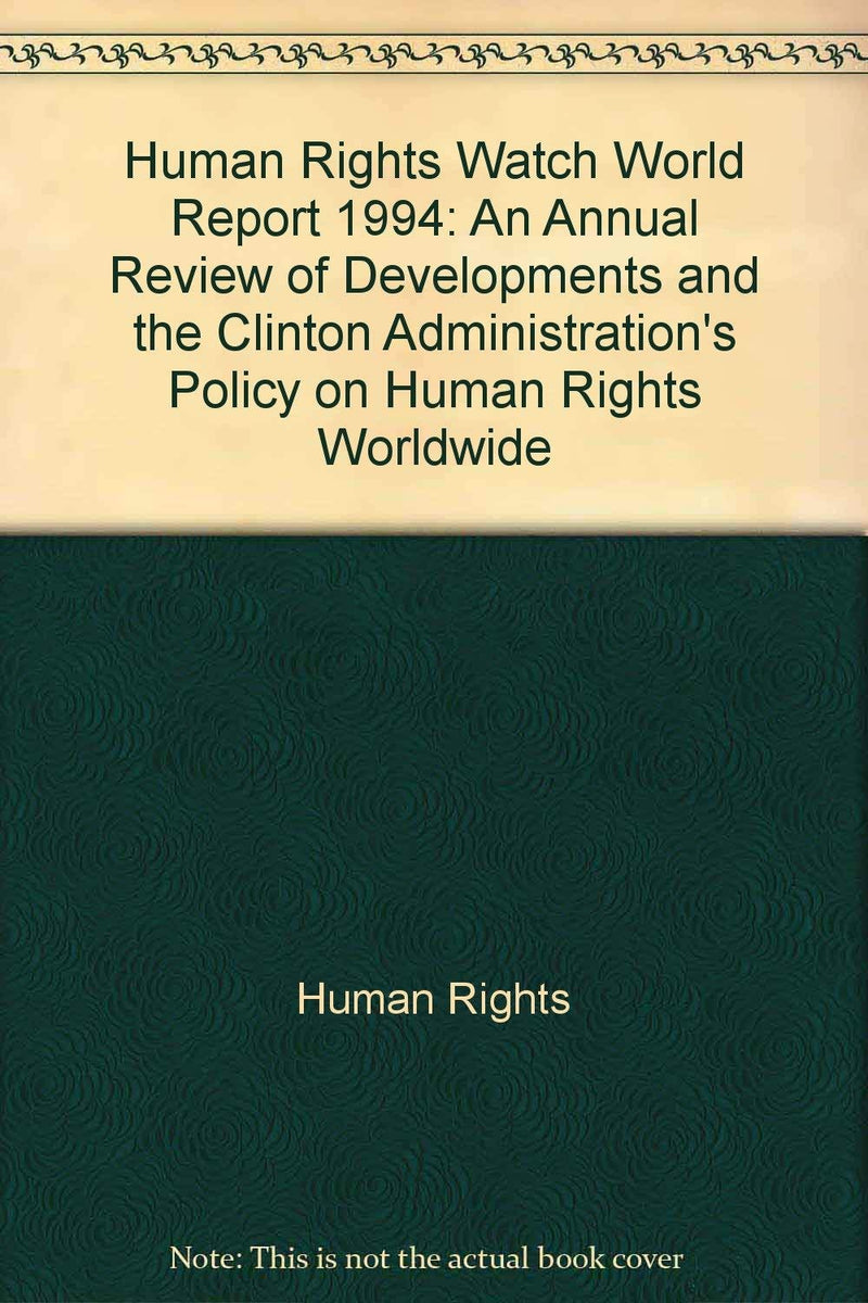 Human Rights Watch World Report