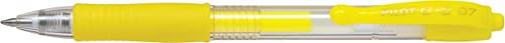 PILOT G2 07 Neon Gel Pen Neon Yellow