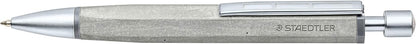 STAEDTLER 441CONB2-9 Concrete Premium Retractable Ballpoint Pen - Medium Line Width, Grey (Pack of 1)