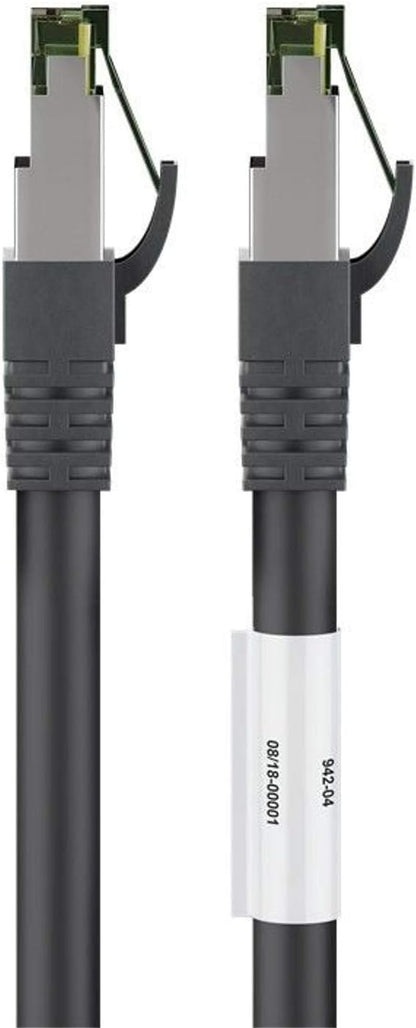 Goobay CAT 8.1 Patch Cord, S/FTP (PiMF), black, 0.5m