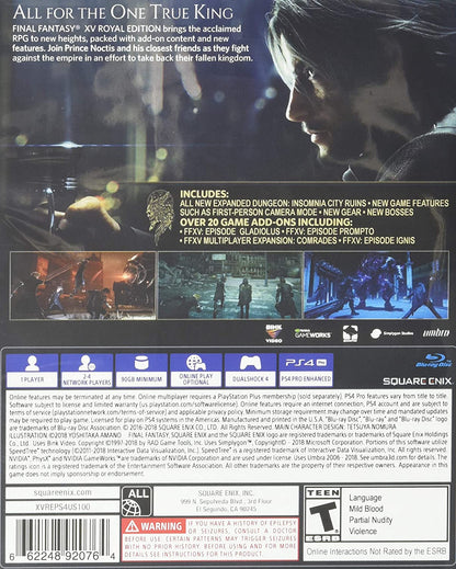 Final Fantasy XV - Royal Edition for PlayStation 4 PlayStation 4 Royal Edition