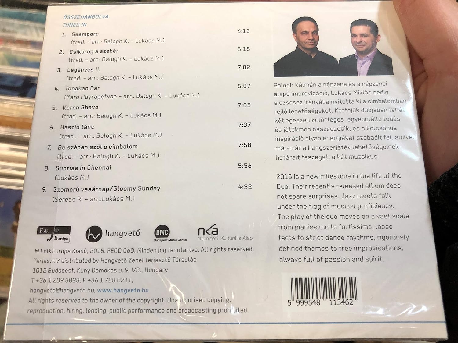 Cimbalomduo (Kalman Balogh & Miklos - Tuned In