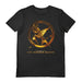 THE HUNGER GAMES (MOCKINJAY) BLACK UNISEX T-SHIRT SMALL