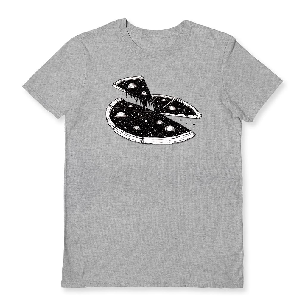 SPACEY GRACEY (SPACE PIZZA) SPORTS GREY UNISEX T-SHIRT