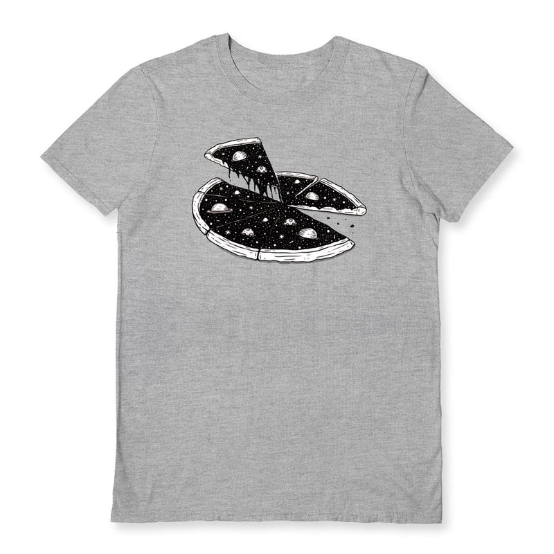 SPACEY GRACEY (SPACE PIZZA) SPORTS GREY UNISEX T-SHIRT