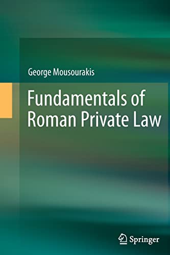 Fundamentals of Roman Private Law