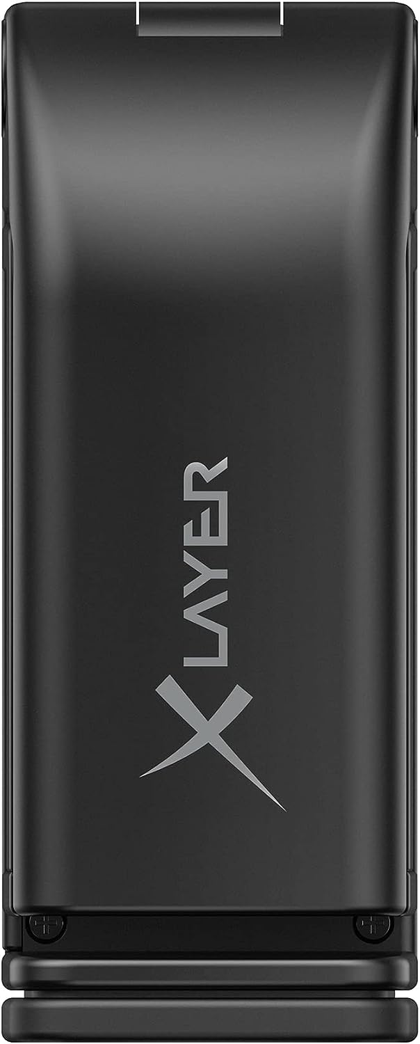 Xlayer Travel Buddy Clip On Travel Mount Holder for iPhone 11/X/12/13/14, Samsung, Huawei, No Grip Hands-Free Working, Rotating Tripod, Tilt and Rotating in All Directions