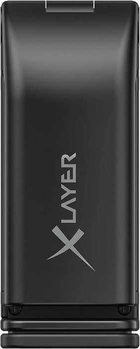 Xlayer Travel Buddy Clip On Travel Mount Holder for iPhone 11/X/12/13/14, Samsung, Huawei, No Grip Hands-Free Working, Rotating Tripod, Tilt and Rotating in All Directions