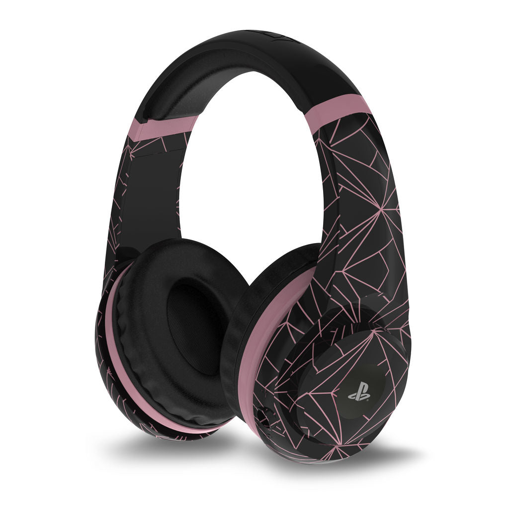 4Gamers Ps4 Stereo Gaming Headset Rose Gold Edition - Abstract Black