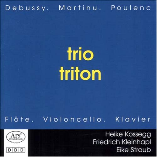 DEBUSSY/ MARTINU/ POULENC - KLAVIERTRIO G-DUR