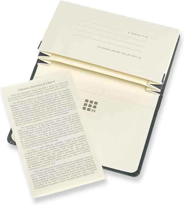 Moleskine Professional Business Card Holder, XS, Forest Green (2.5 x 4.25)