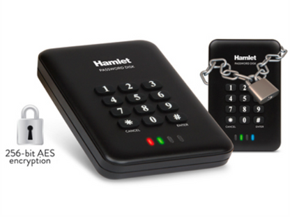 Hamlet HEXD25U3KK storage drive enclosure HDD/SSD enclosure Black 2.5"