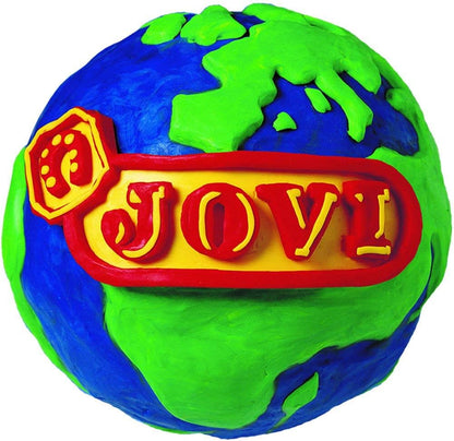 JOVI Knete PLASTILINA farbsortiert 10 Farben je 25
