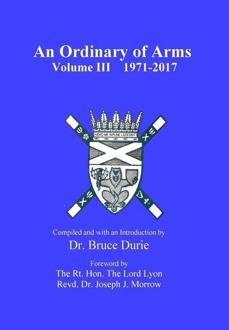 An Ordinary of Arms vol. III 1971-2017