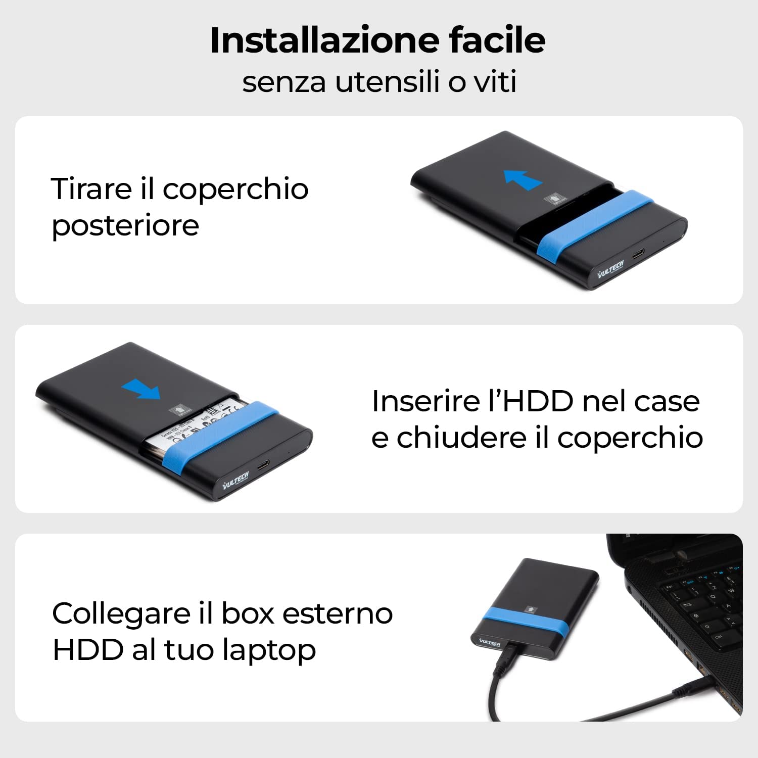 Box Est 2,5 Hdd Sata Type-C