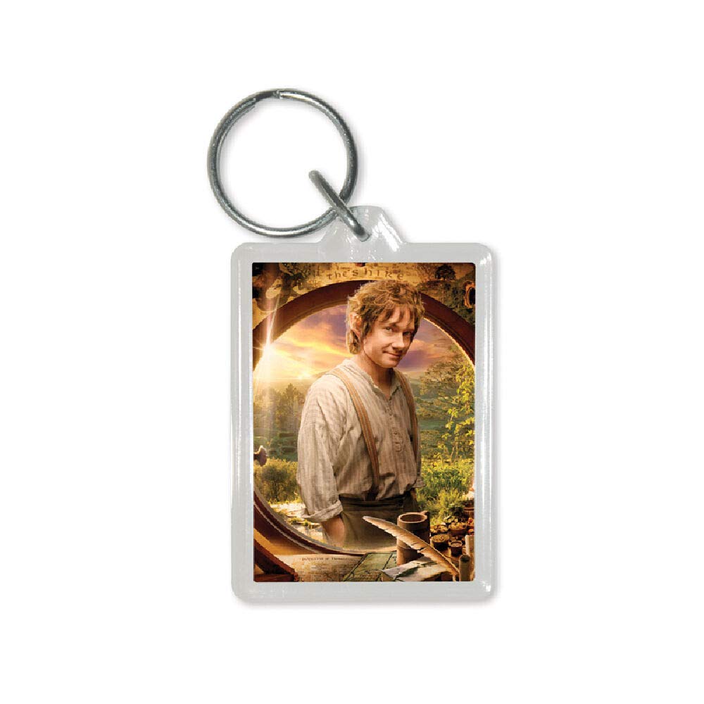 Hobbit (The): Pyramid - Bilbo Door Rubber Keychain (Portachiavi Gomma)