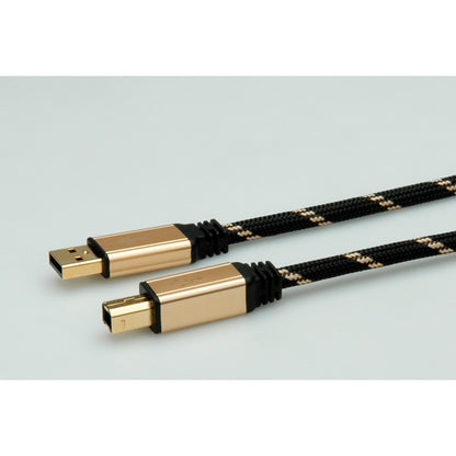 ROLINE GOLD USB 2.0 Cable, A - B, M/M 3.0 m