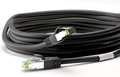 Goobay CAT 8.1 Patch Cord, S/FTP (PiMF), black, 0.5m