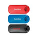 SanDisk 32GB Cruzer Snap USB 2.0 Flash Drives Black/Blue/Red (3-pack) 32GB Triple Pack Red/Blue/Black