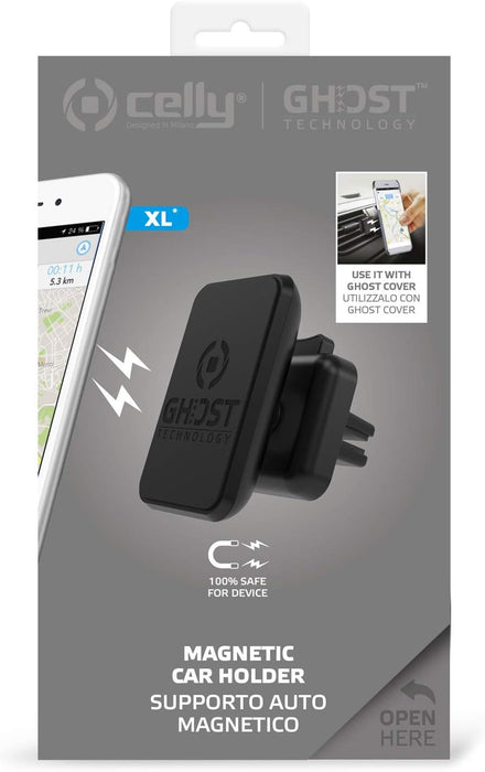 Celly Magnetic Holder Ghost Plus XL Black