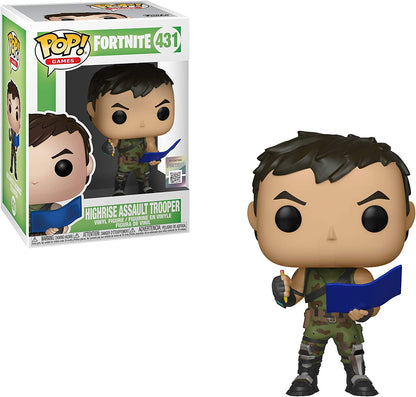 Funko POP Pop! Games: Fortnite - Highrise Assault Trooper, Multicolor, One Size