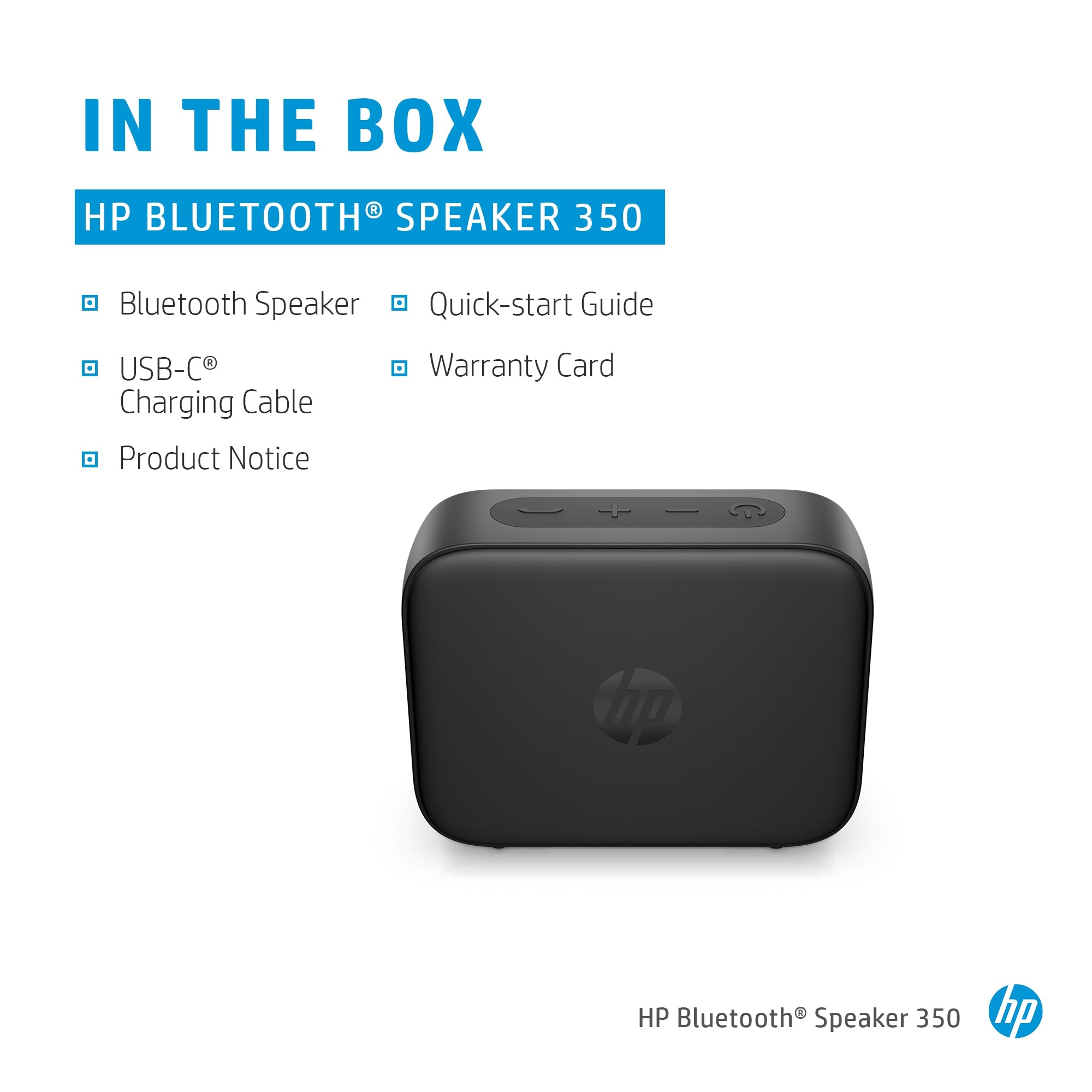 Hp Bluetooth Speaker 350 Black