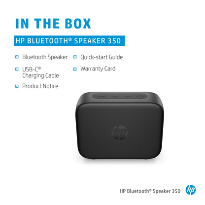Hp Bluetooth Speaker 350 Black