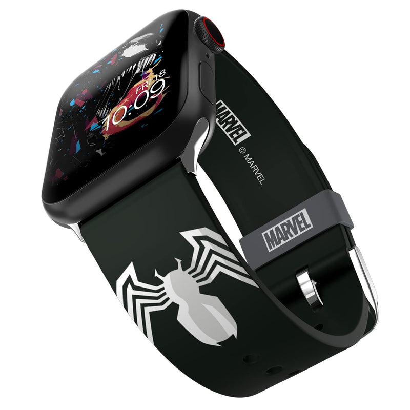 MARVEL – Smartwatch Band - Officially Licensed, Compatible with Every Size & Series of Apple Watch (watch not included) Venom Insignia