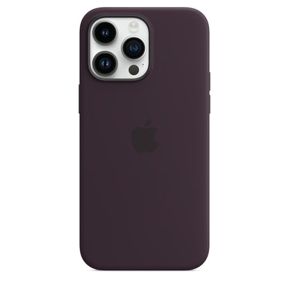 Apple - Back Cover For Mobile Phone - With Magsafe - Silicone - Elderberry - For Iphone 14 Pro Max
