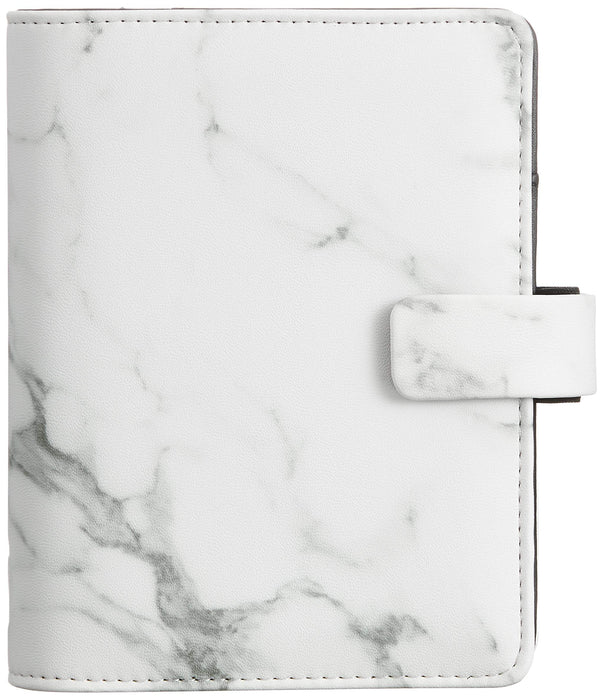 Filofax Patterns Marble Pocket organiser, white