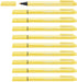 Nylon Tip Writing Pen - STABILO pointMax - Box of 10 - Yellow