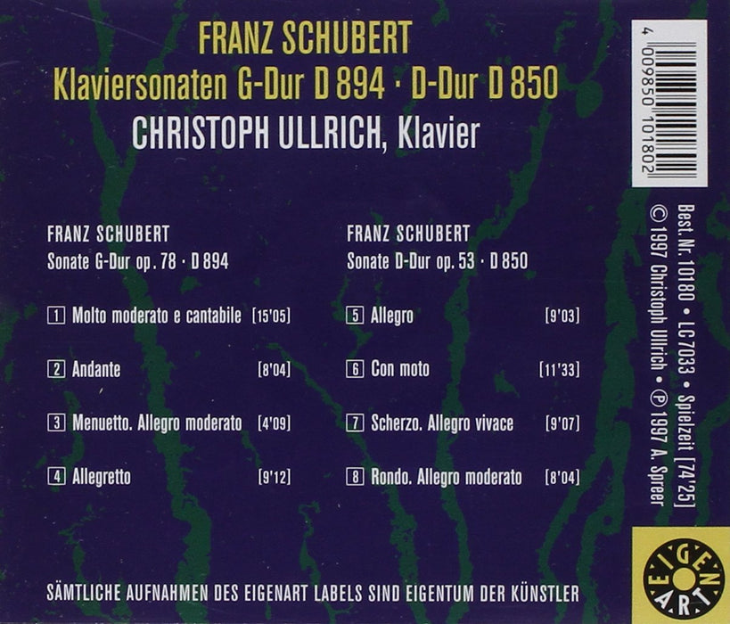 Schubert Klaviersonaten Vol.3