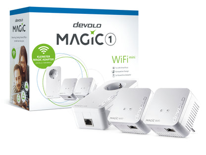Devolo Magic 1 WiFi mini Network Kit 1200 Mbit/s Ethernet LAN Wi-Fi White