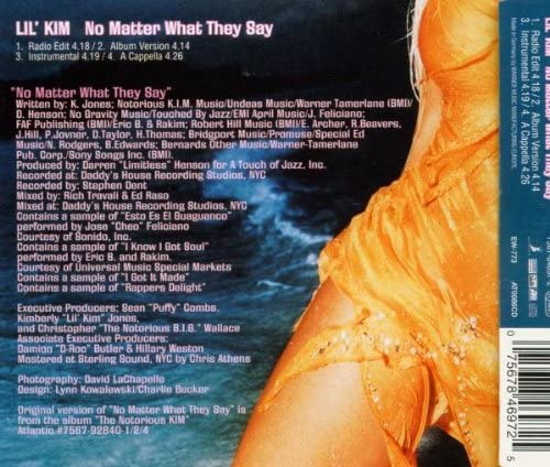 no matter what they say ( radio edit / album version / instrumental / a cappella )