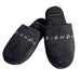 Groovy Uk Women's Friends Slippers, Black/White, 28cm, Black/White, 5-7, Black/White, 5-7