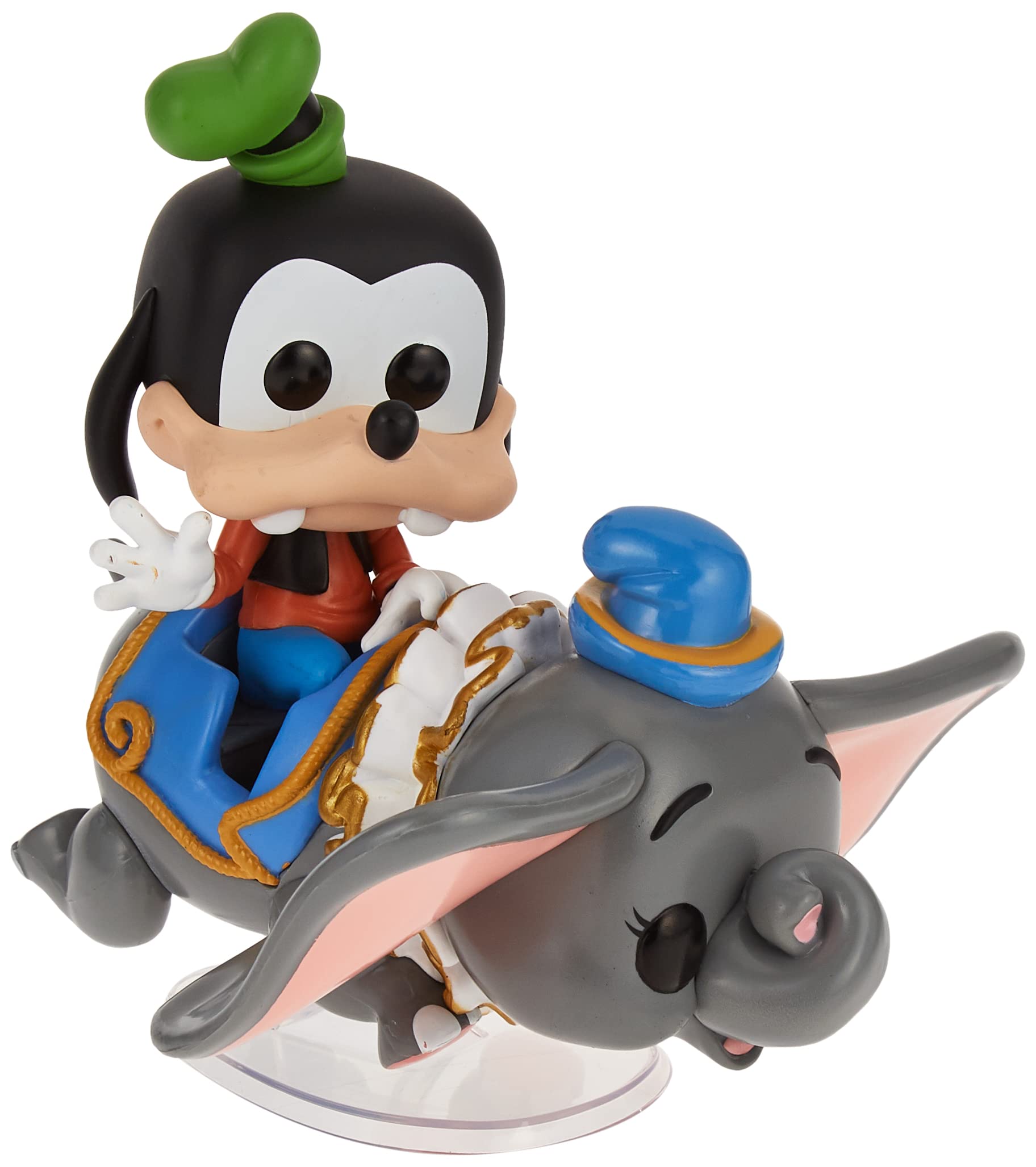 POP Ride Super Deluxe Disney : Walt Disney World 50th - Dumbo The Flying Elephant Ride with Goofy, Multicolor, Standard, (50571) POP Dumbo w/ Goofy