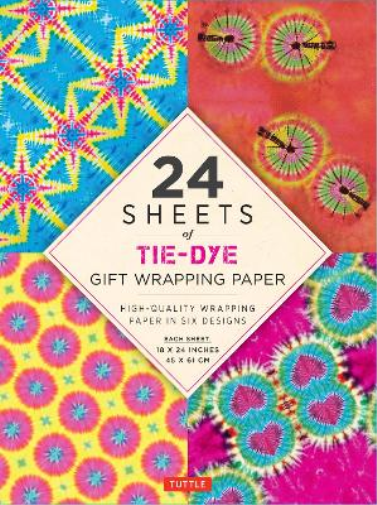Tie-Dye Gift Wrapping Paper - 24 sheets