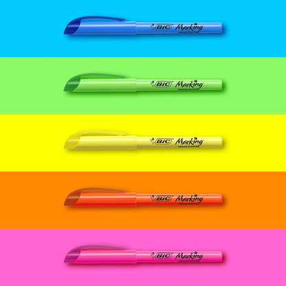 Bic Brite Liner Highlighters Assort Pk5