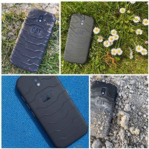 CAT PHONES S42 H+ all carriers Smartphone with anti-microbial silver ions built in. 4G Rugged Phone (IP68, MIL SPEC 810H, 4200mAh Battery, Dual SIM, 3GB/32GB, Android 10) - Black. S42+ (2021)