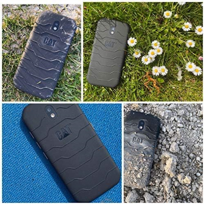 CAT PHONES S42 H+ all carriers Smartphone with anti-microbial silver ions built in. 4G Rugged Phone (IP68, MIL SPEC 810H, 4200mAh Battery, Dual SIM, 3GB/32GB, Android 10) - Black. S42+ (2021)