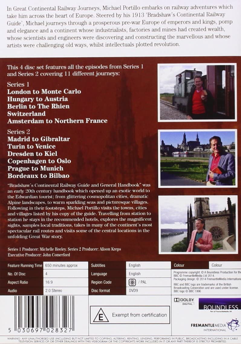 Great Continental Railway Journeys: Series 1 And 2