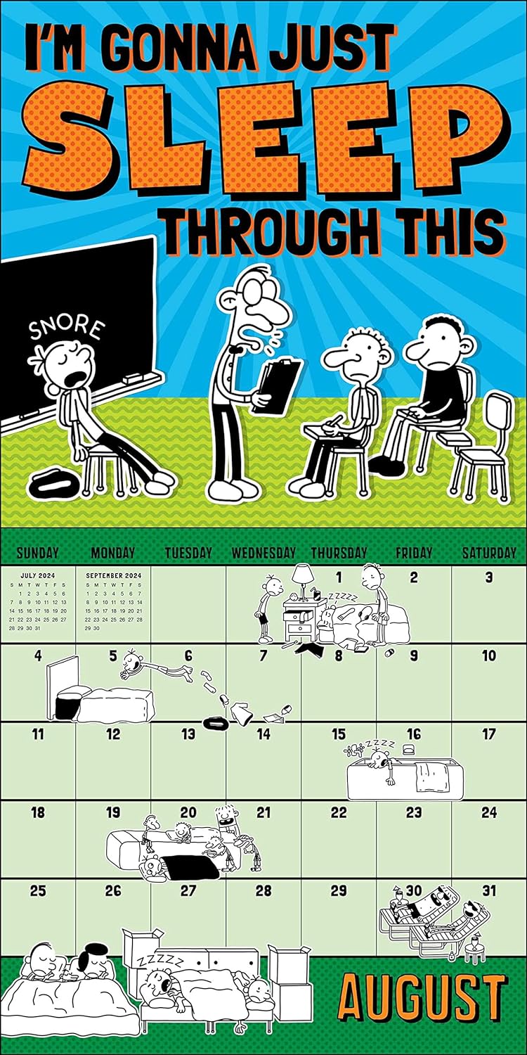 Wimpy Kid 2024 Wall Calendar