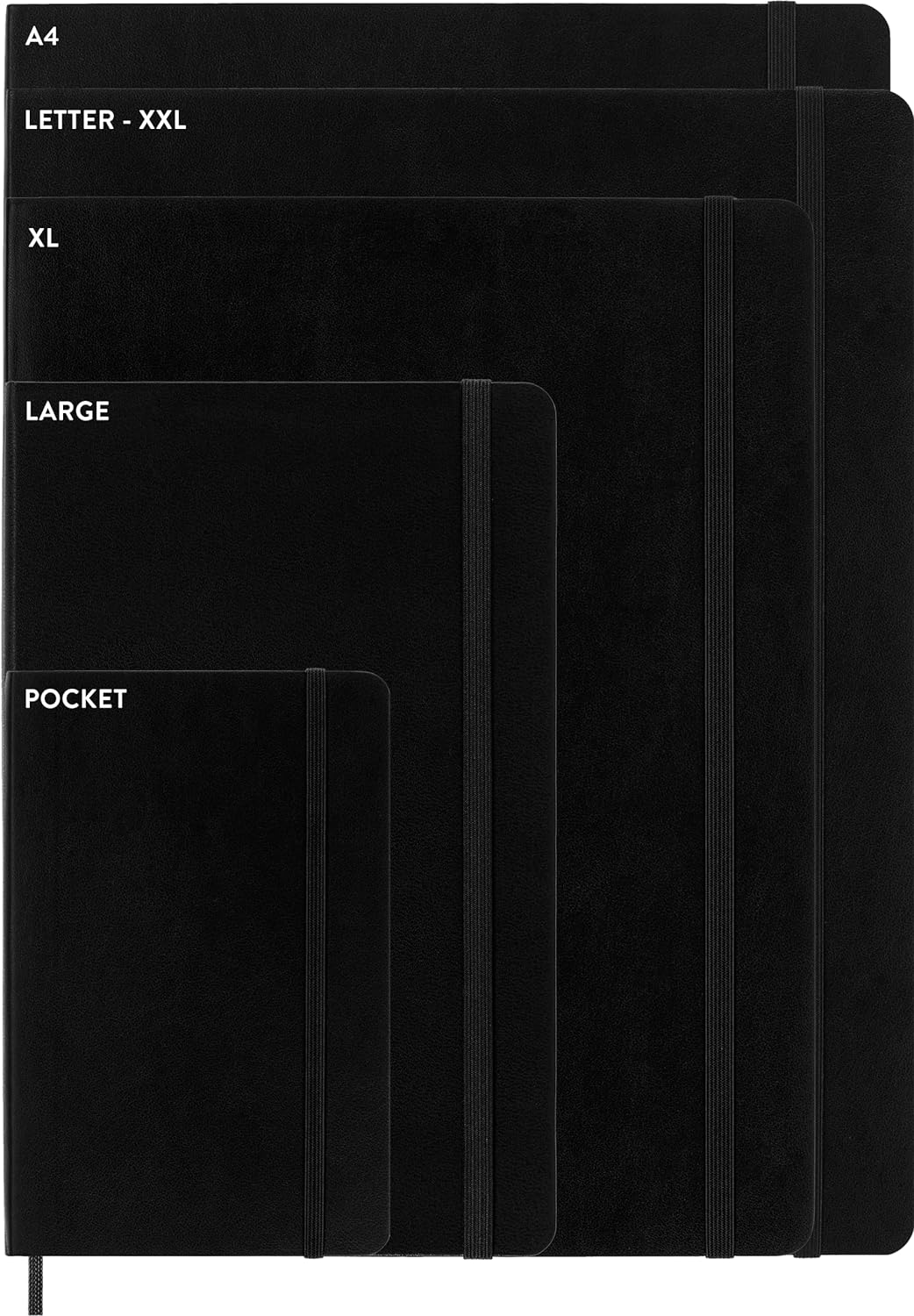 Moleskine Classic Plain Paper Notebook - Soft Cover and Elastic Closure Journal - Color Earth Brown - Large 13 x 21 A5 - 192 Pages Earth Brown Large Plain
