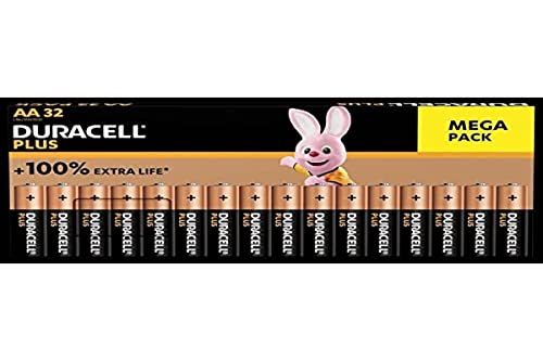 32 DURACELL Batterien PLUS Mignon AA 1,5 V