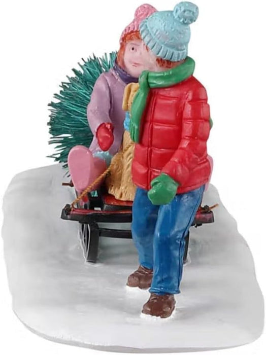 Lemax Village Collection Bringing Home Our Tree