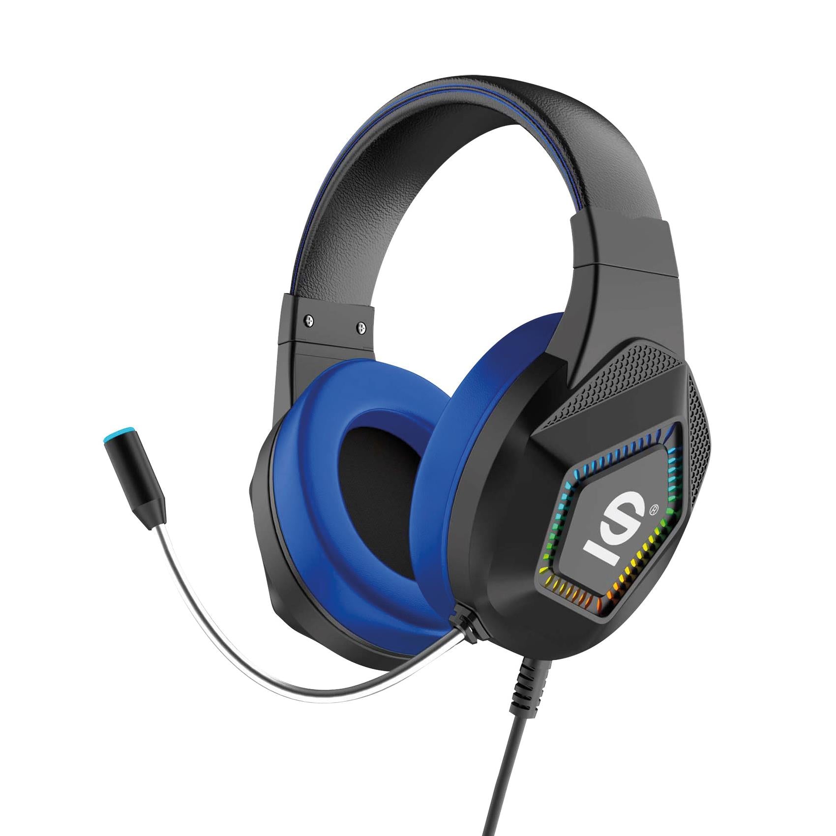 Headphones Sparco Spheadphone Black Black/Blue