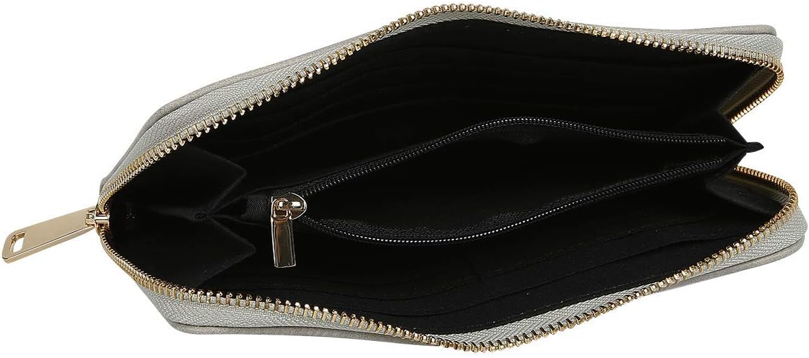 Nintendo Legend Of Zelda Symbols All-Over Print Zip-Around Wallet Purse, Female, Grey (Gw608606Zel)